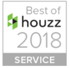 Houzz service award logo