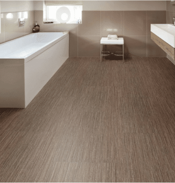 vinyl flooring in bathroom