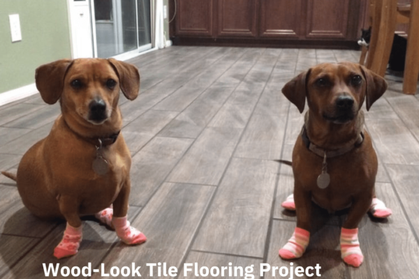 Wood-Look Tile Flooring Project