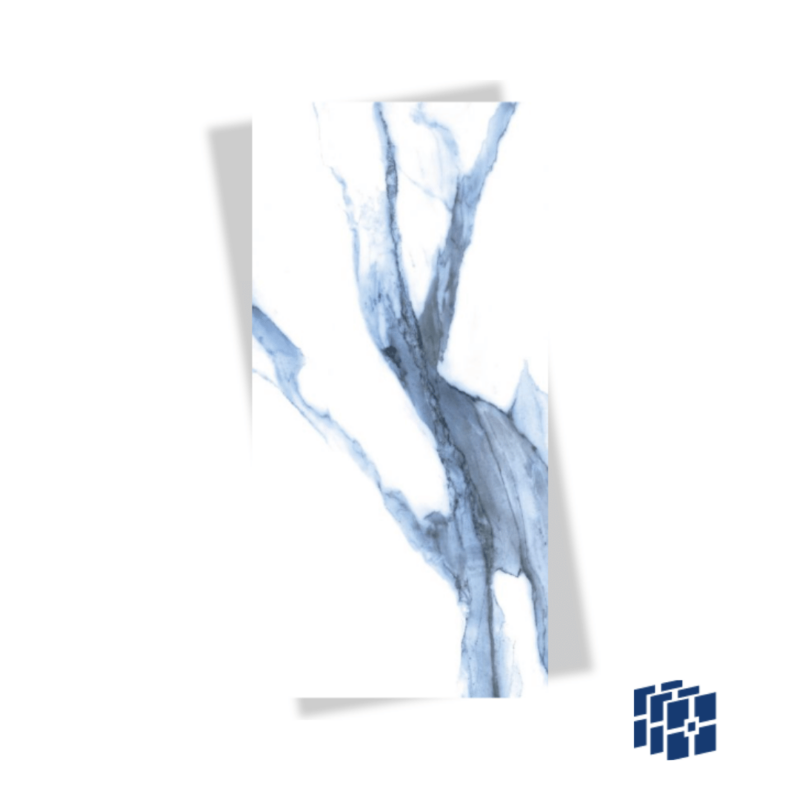 Calacatta Blue Matte Porcelain Tile - Showroom Sample