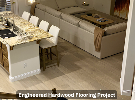 white oak engineered hardwood flooring installation in las vegas