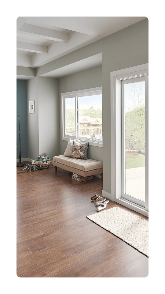 Best Flooring Near a Sliding Glass Door
